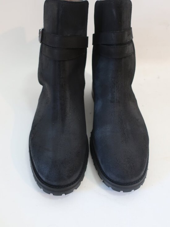 Mens NWOT Manolo Blahnik Sulgambo Black Boots 10.5 main image 10